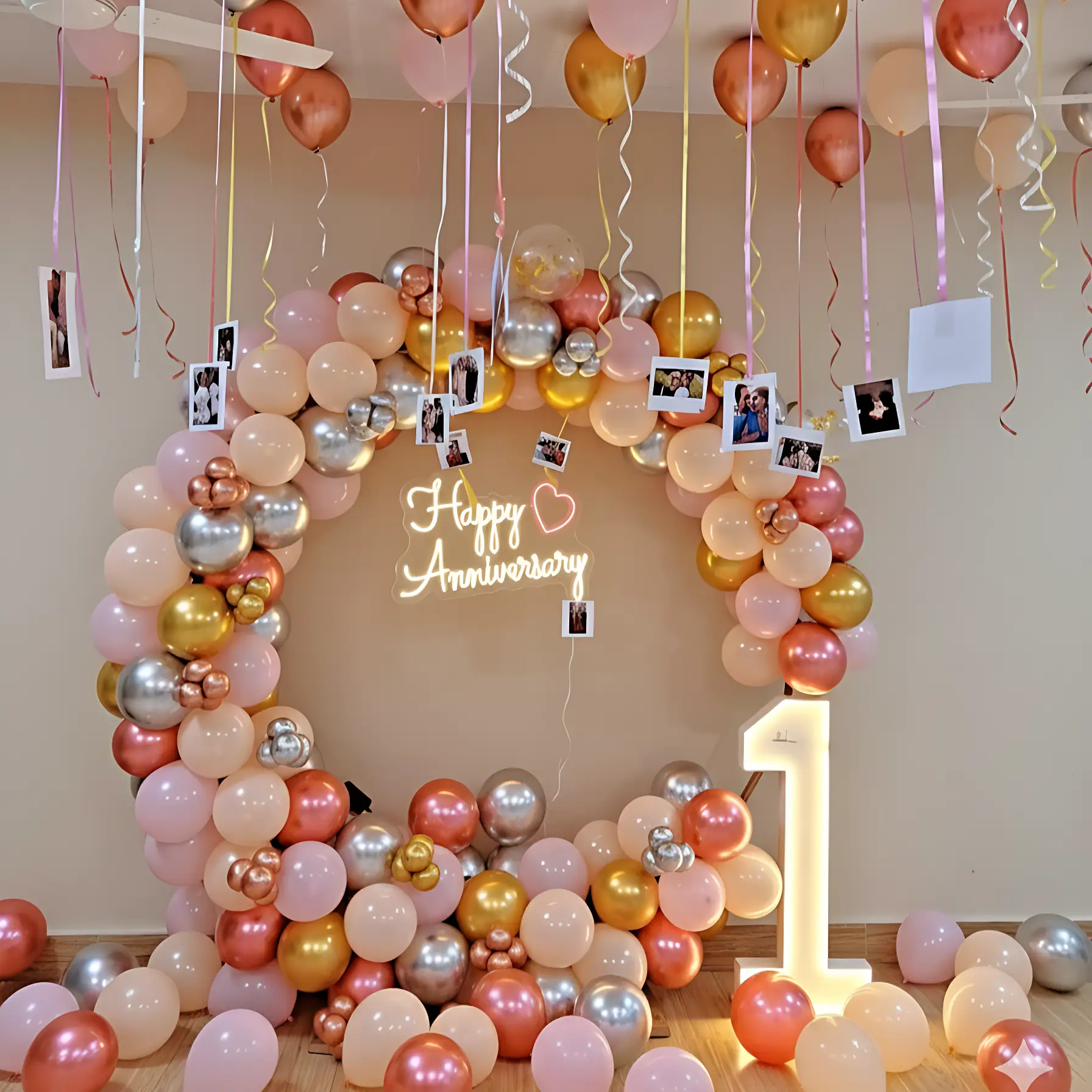 1st Anniversary Decoration