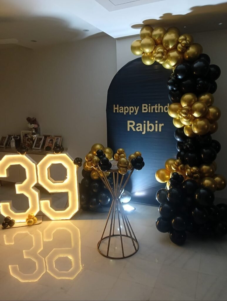 Surprise Birthday Decor for Husband