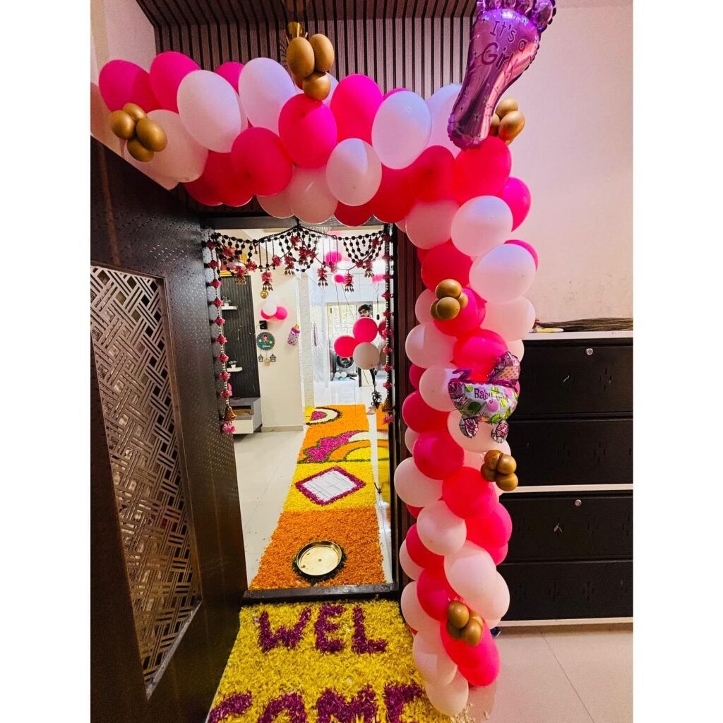 Welcome Baby Girl Decoration