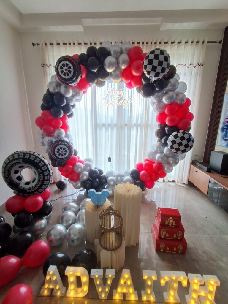 Car Theme Birthday Decoration