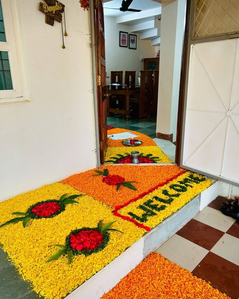 Bride Entry Decoration with Flowers