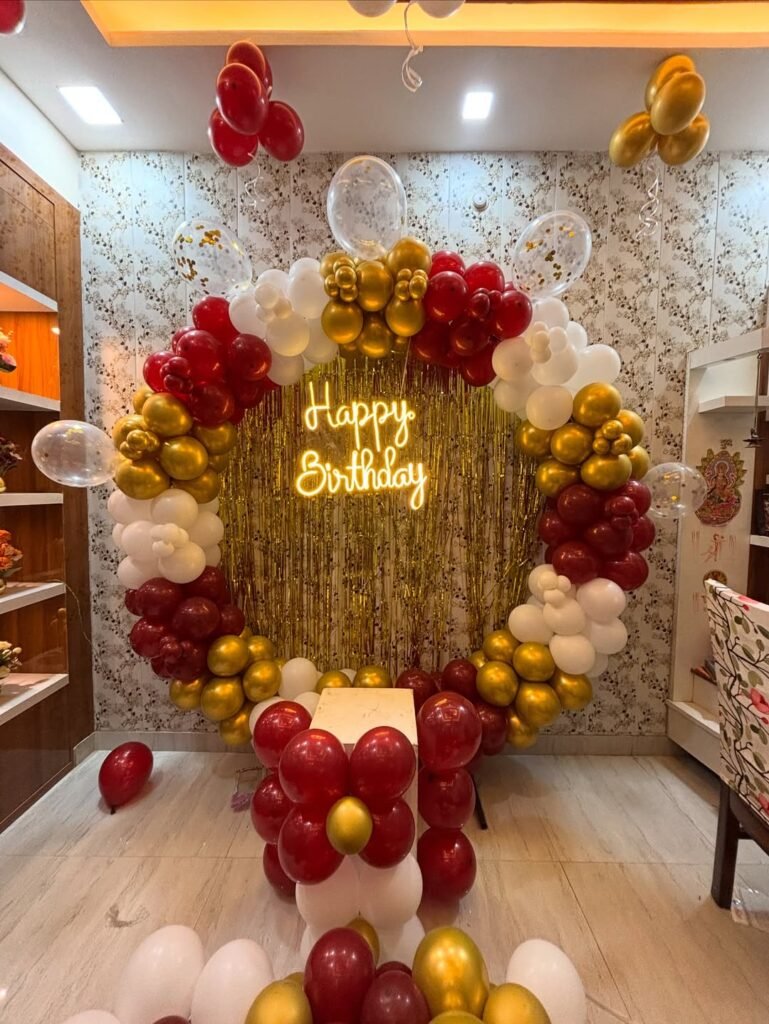 Home Birthday Balloon Decoration