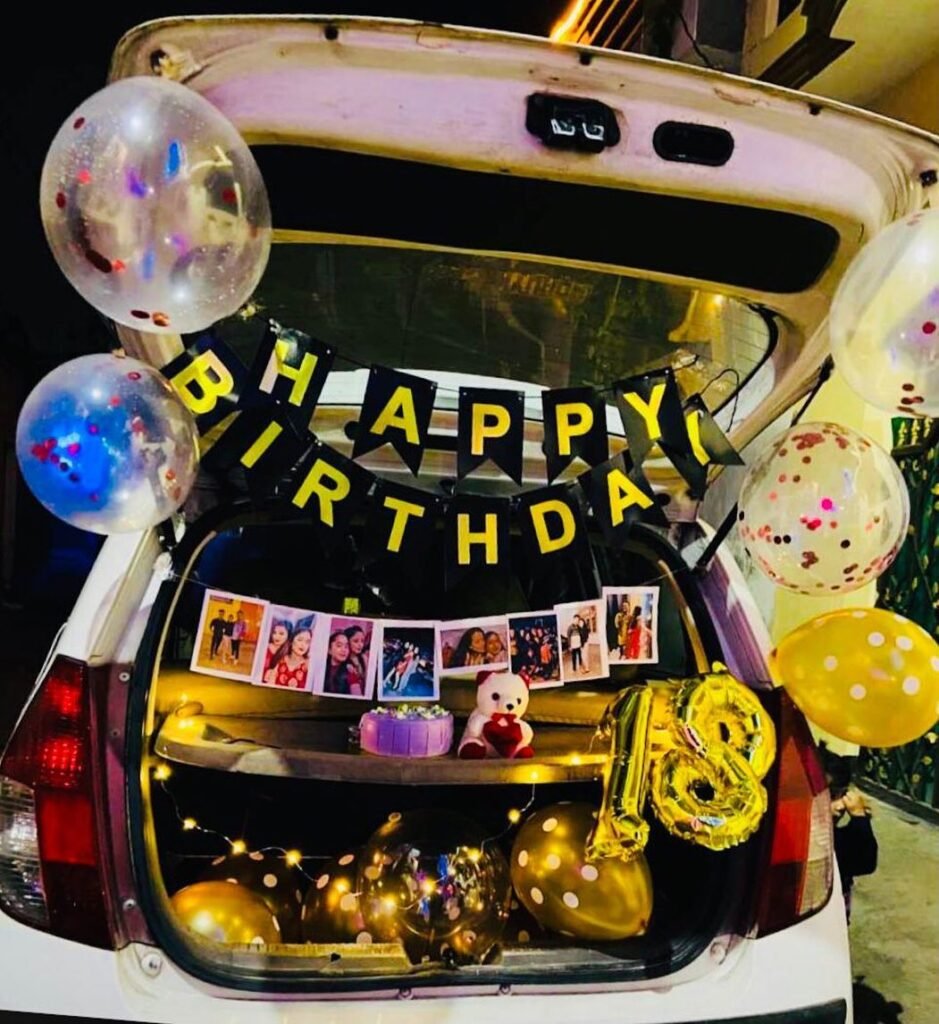 Surprise Trunk Party Decor