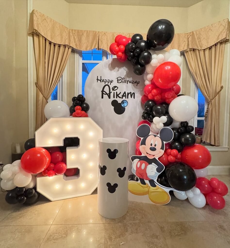 Mickey Mouse Theme Birthday Decoration