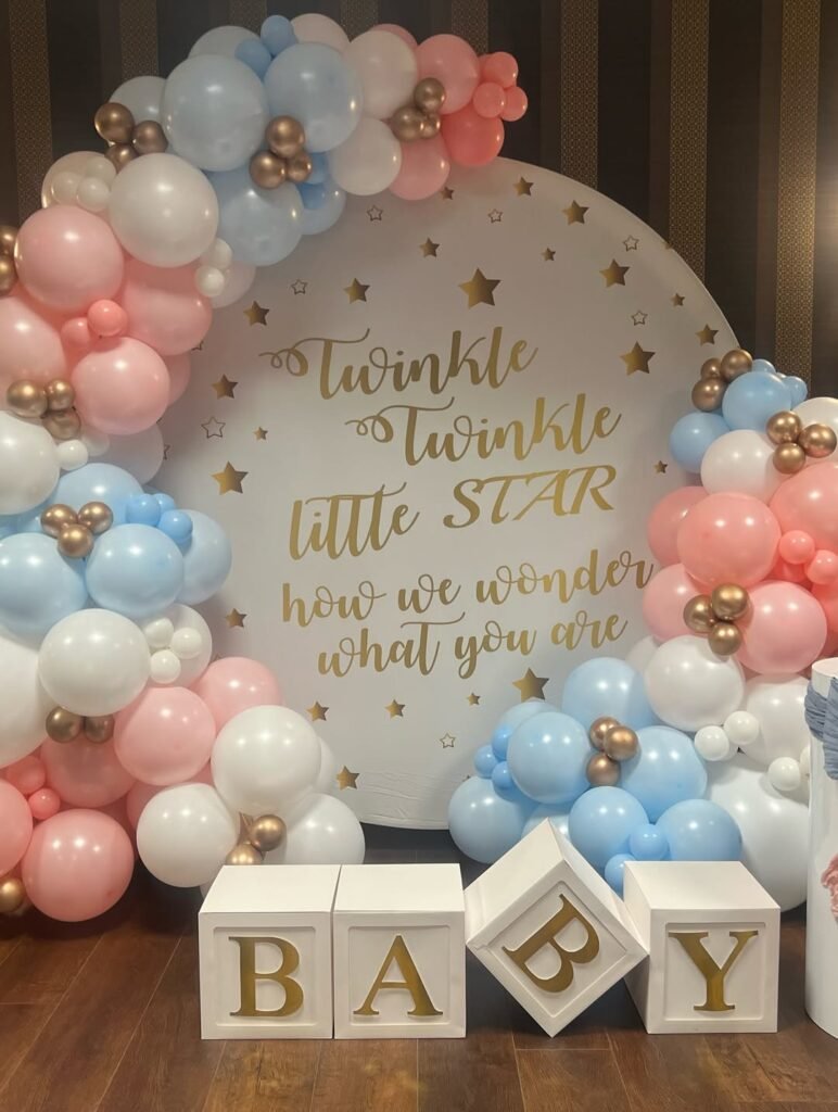 Twinkle Star Balloon Backdrop