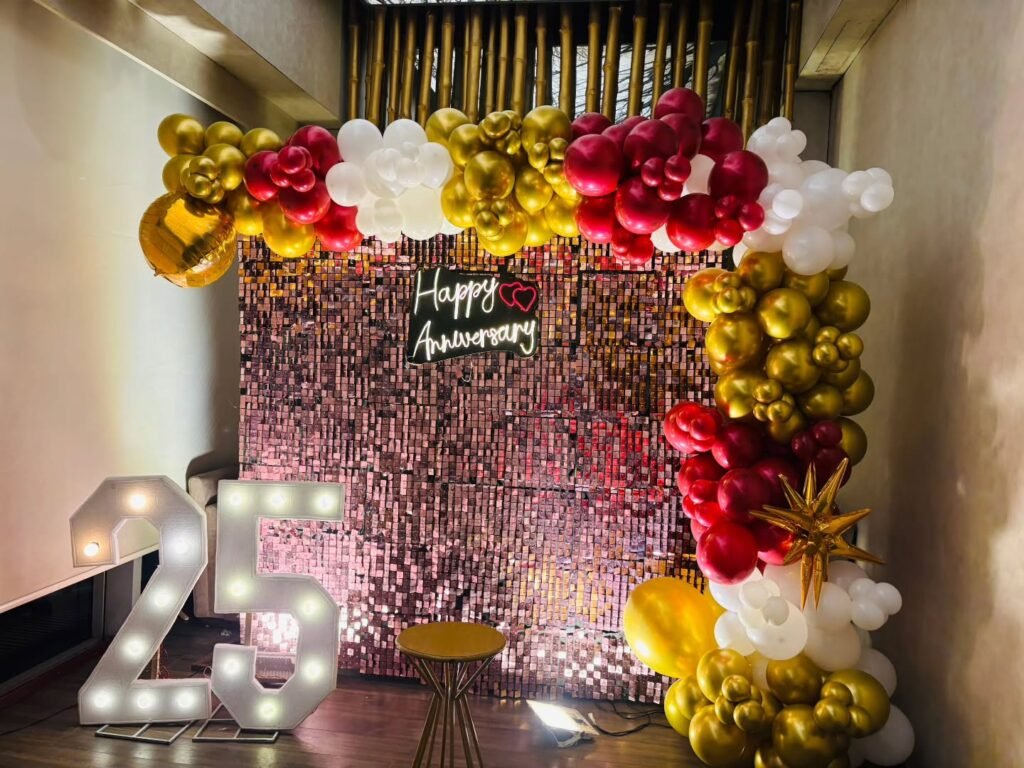 Anniversary Sequins Decor