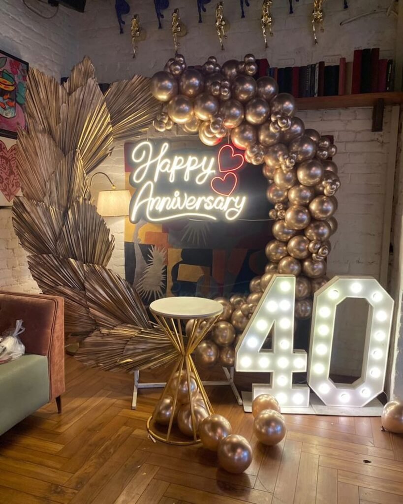 Surprise Anniversary Room Decoration