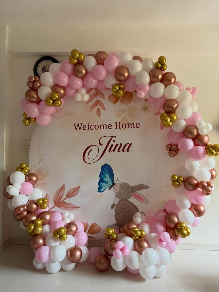 Welcome Baby Girl Ring Surprise