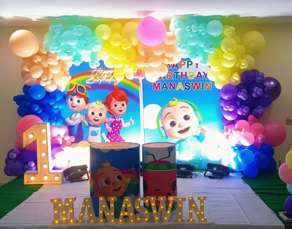 Cocomelon Theme Party Decor