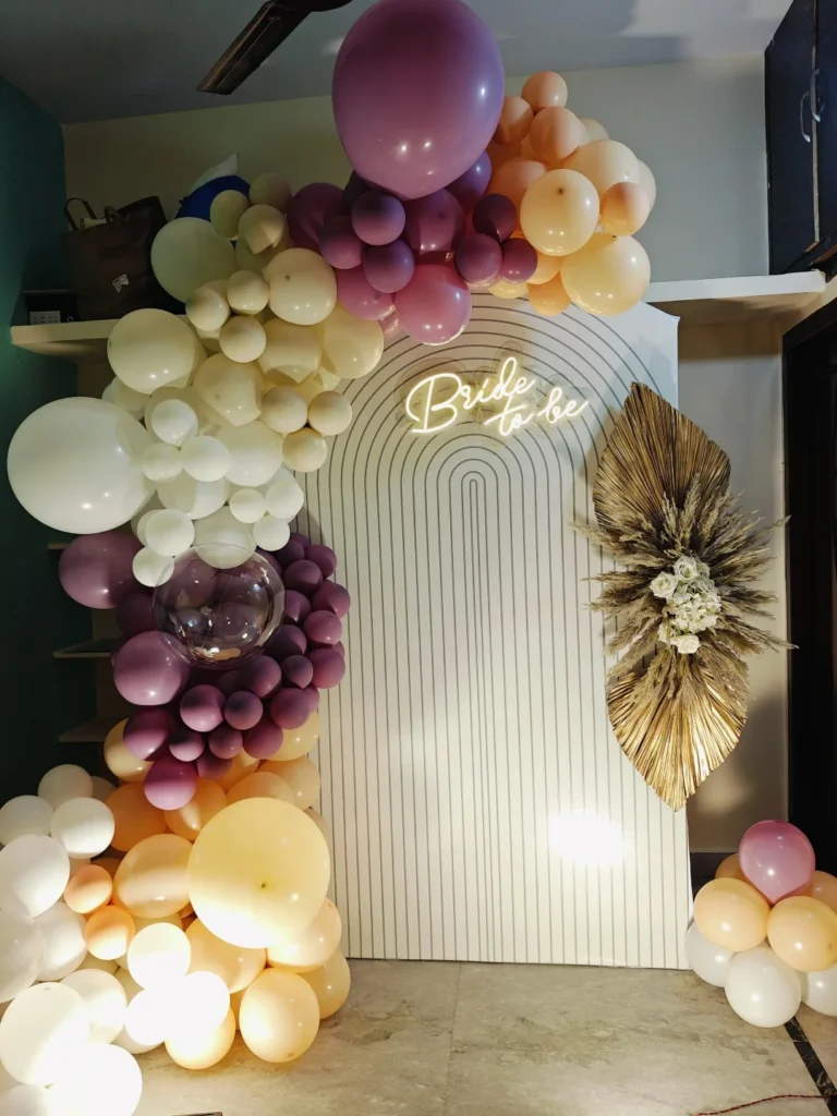 Bride To Be Terrace Setup