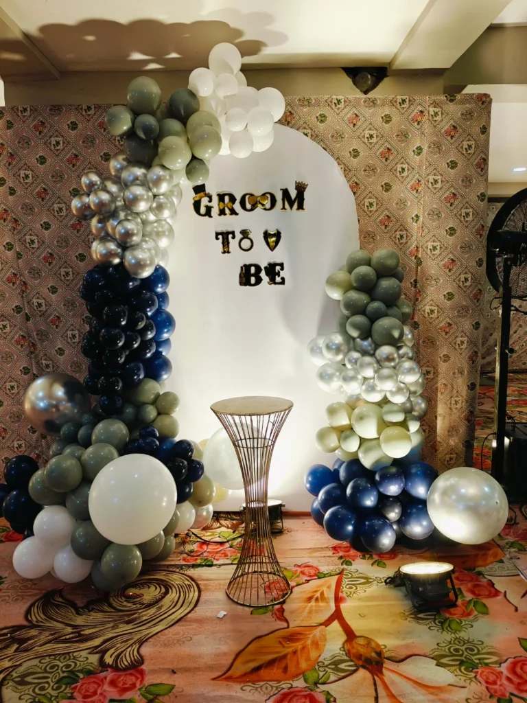Simple Groom to be Setup