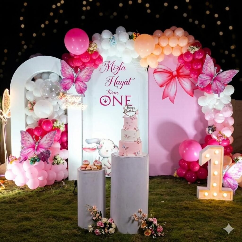Butterfly Theme Stage Decoration