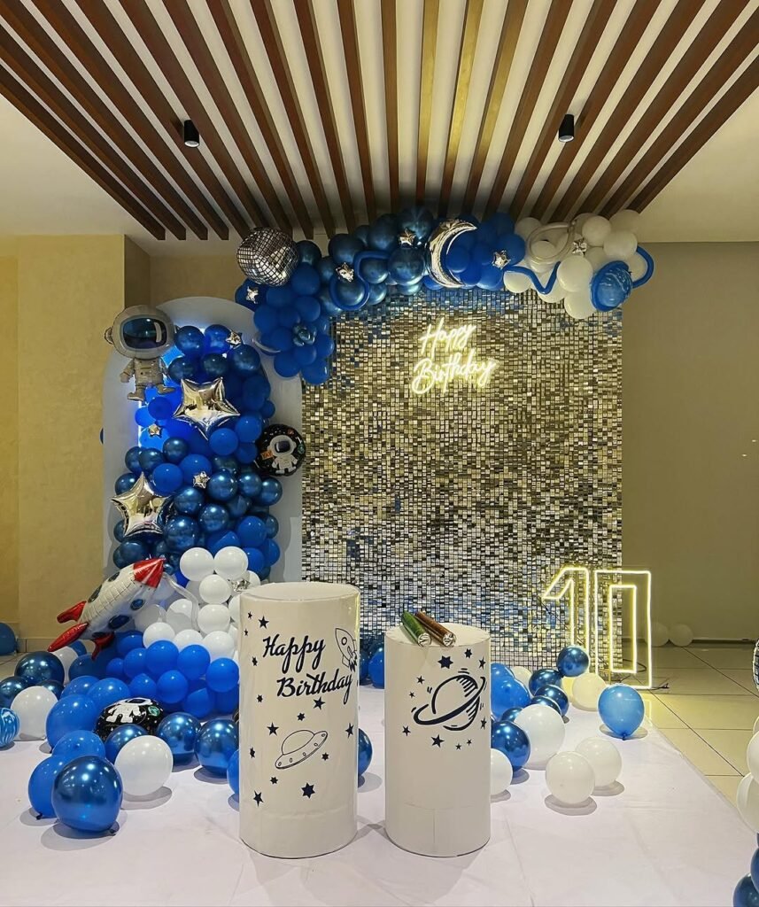 Space Theme Birthday Decoration