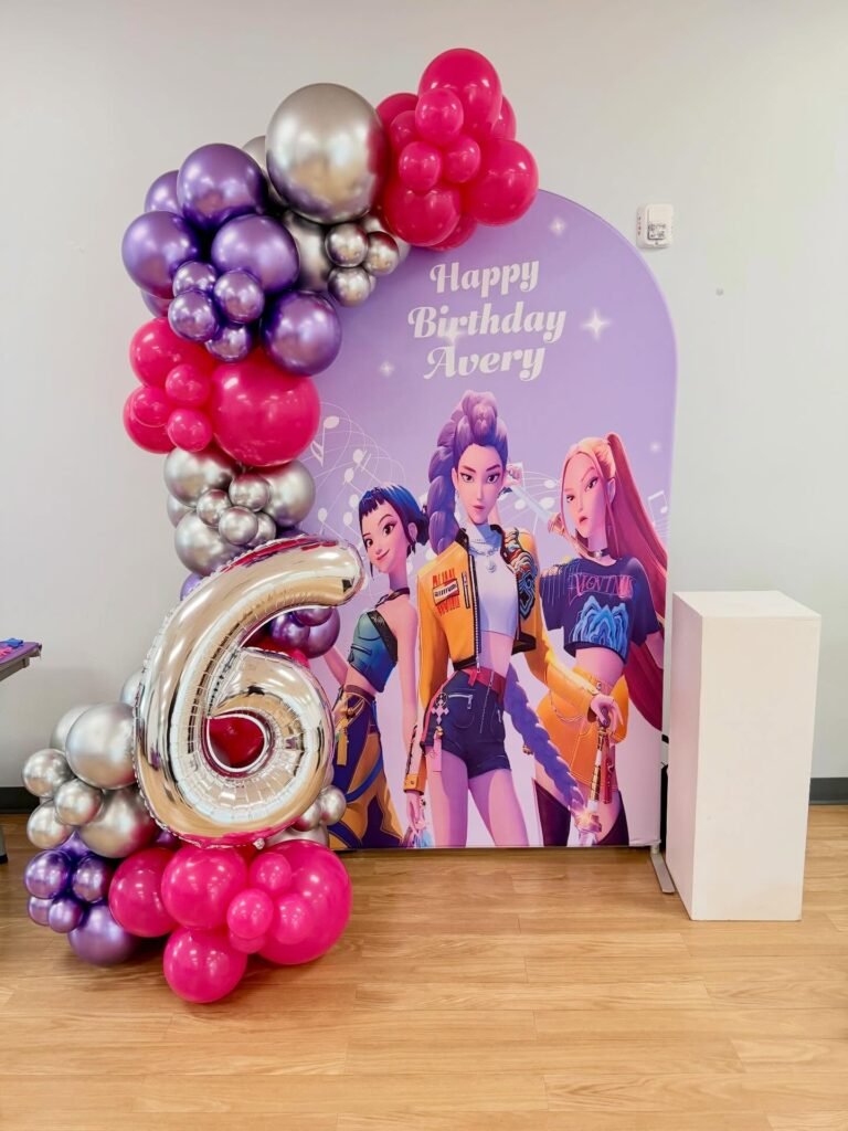 K Pop Birthday Theme Decoration