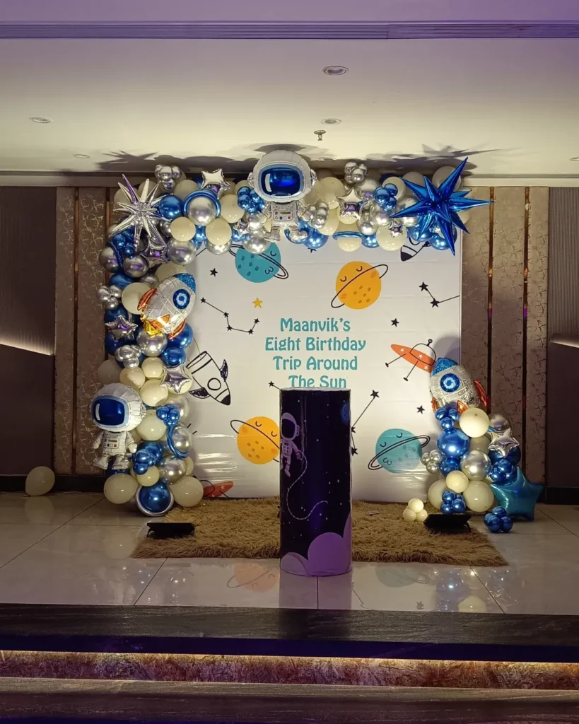 Space Theme Setup at Hall