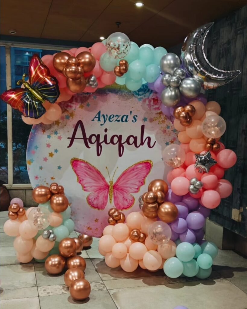 Aqiqah Party Decoration for Baby Boy