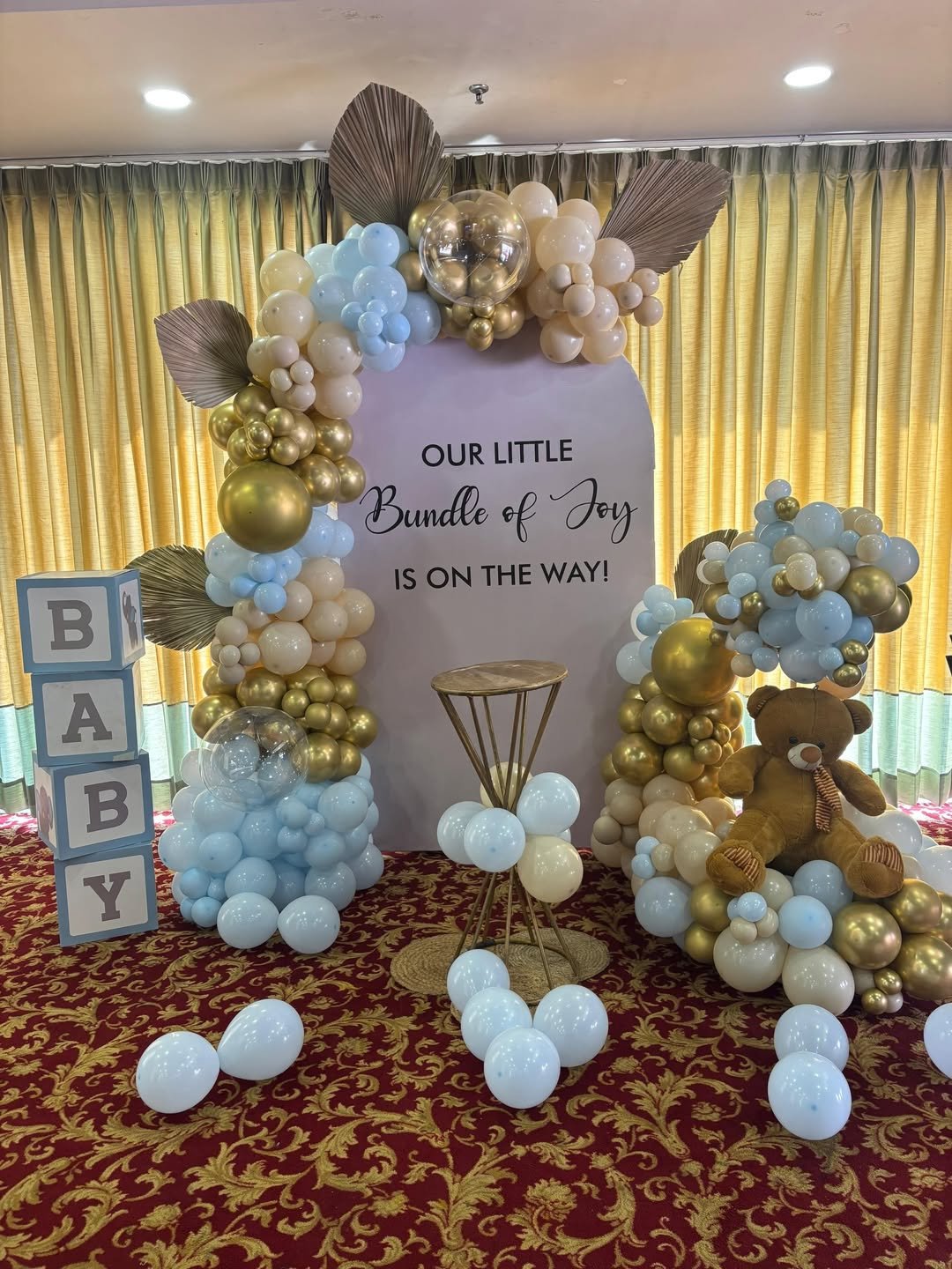 Boho Theme Baby Shower Backdrop