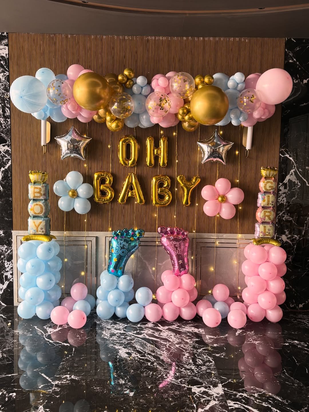 Simple Baby Shower Decor at Home
