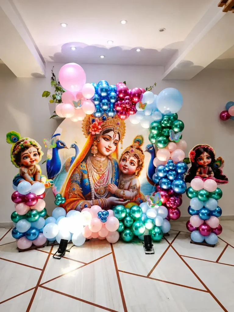 Annaprashan Decoration for Little Kanha
