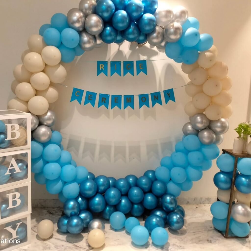 Rice Ceremony Balloon Arch Decoration