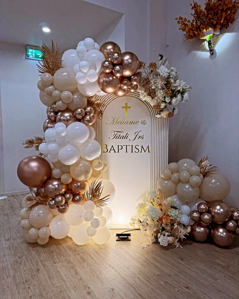 Baptism decoration